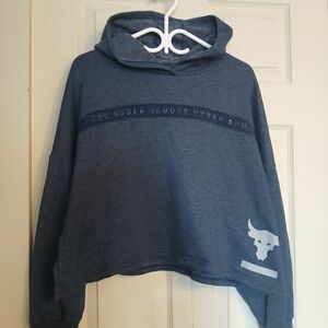 Under Armour Women's Dark Blue Cowl Neck Sweater, Size Large (L)